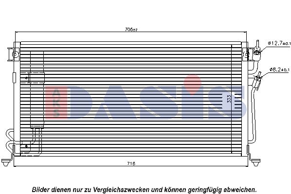 AKS DASIS Lauhdutin, ilmastointilaite 142026N